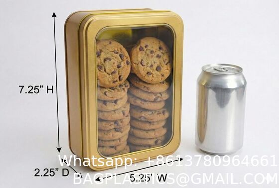 Pack Rectangular Tin Boxes With Lids, Empty Hinged Tins, Metal Storage Organizer Tins For Candy, Treats, Gifts, Favors And Crafts Multipurpose Tin Box, Valentines Day Gifting Tin Box for Gift Giving