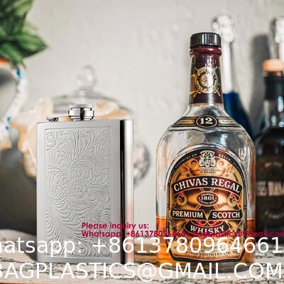 Stainless Wine Cup Portable Wine Bottle Outdoor Travel Wine Pot Retro Alcohol Russian 9oz 3oz Hip Flask Bottle high-end gift box, thickened 18oz wine bottle for white spirit as a gift