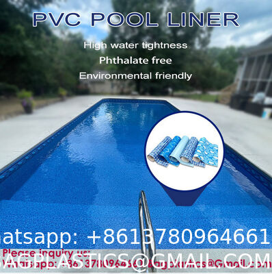 Variety Of Popular PVC Mosaic Colors For Pool Foil Liner Membrane Wall Mounted Portable Pool Surface Skimmer Small Dog Pool PVC Swimming Pool Liner 1.0mm 1.5mm Pond Liner Membrane Price for Swimming