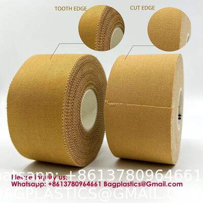 Athletic Finger Sports Rigid Strapping Tape Accepts Logo Therapeutic Elastic Kinesiology Pro Cotton 15 Cm Width 5m Length Accepts Custom Logo Free Tape