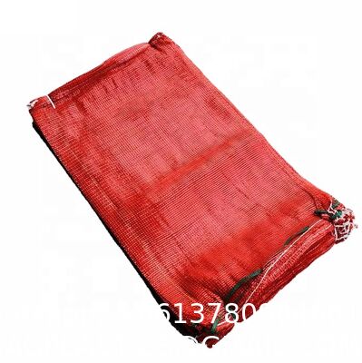 Potatoes Woven Leno Mesh Net Bag 50 Kg For Packing Onions And Oranges Leno Plastic Mesh Bag for Vegetables and Fruit Package From China Supplier Mesh Bag Sacks for Garlic Cabbage Onion