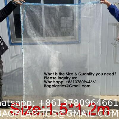 Extra Large Mesh Bag 100 Gallon 60''X48'' Multipurpose Drawstring Storage Container Sack Net Bags For Collecting Recycling Water Bottles Empty Cans Laundry Basketball Soccer Team Balls