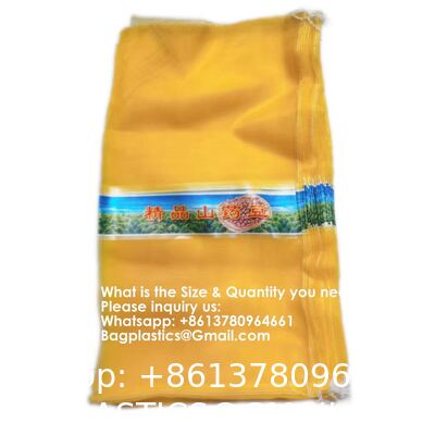 Reusable Drawstring Fresh Produce Thickened Purple Green Large Mesh Plastic Dense Small Mesh Woven Net Bag From China For Packing Chili Radix Pseudostellariae