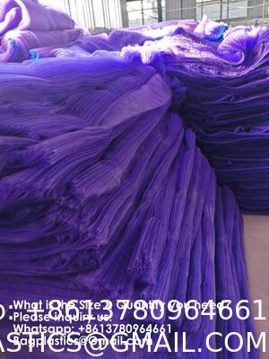 Reusable Drawstring Fresh Produce Thickened Purple Green Large Mesh Plastic Dense Small Mesh Woven Net Bag From China For Packing Chili Radix Pseudostellariae
