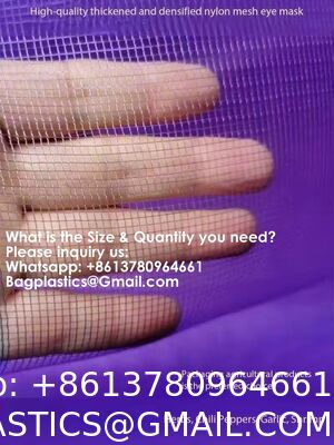 Reusable Drawstring Fresh Produce Thickened Purple Green Large Mesh Plastic Dense Small Mesh Woven Net Bag From China For Packing Chili Radix Pseudostellariae