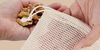 versatile natural cotton frawstring bags