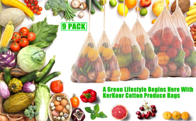 Reusable Cotton Produce Bags