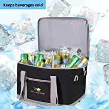 Soft cooler insulated leak proof