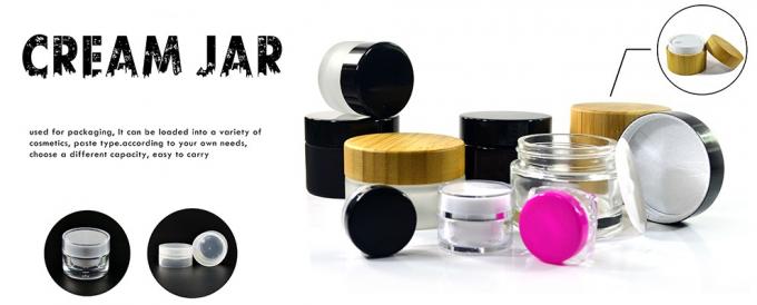 بسته بندی مواد غذایی آرایشی 100 میلی لیتری 150 میلی لیتری 200 میلی لیتری 250 میلی لیتری 300 میلی لیتری شیشه کرم آرایشی پلاستیکی کهربایی پت با درب سفید مشکی 0