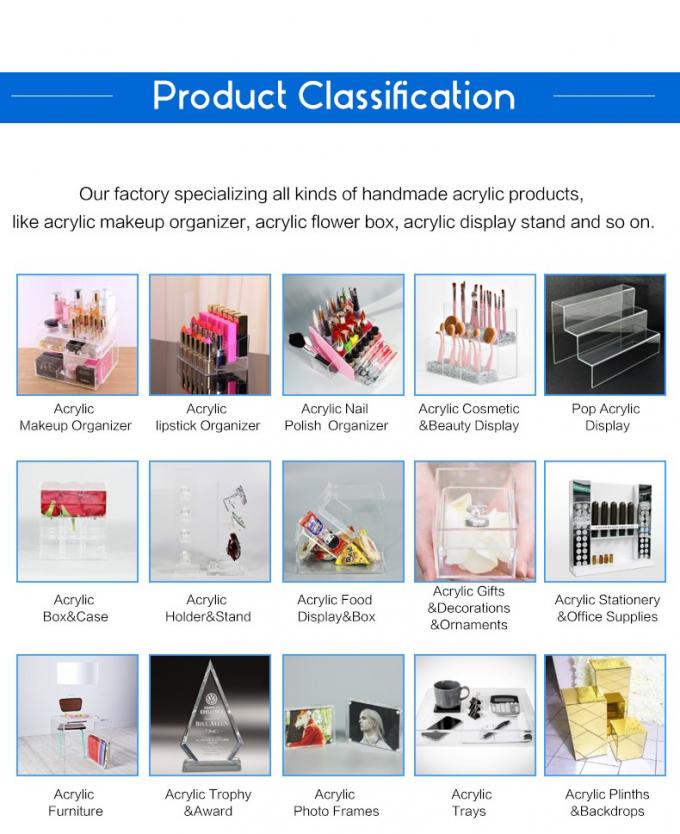 جعبه کارت اکریلیک شفاف، جعبه عروسی ضخیم، شفاف، آرم اندازه سفارشی، برای تزئین نمایشگر 5