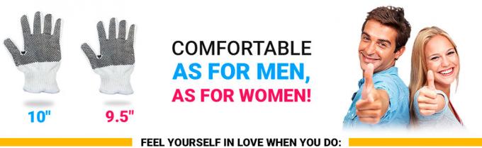 One Side Dots String Gloves PVC Dot Gloves Dotted Gloves with Dots Cotton BBQ Gloves Dotted Gloves