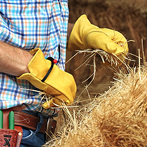 Strong durable work gloves