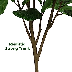 artificial fiddle leaf fig tree artificial tree for home decor indoor fake tree plant