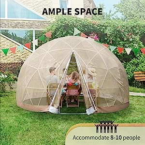 garden igloo tent
