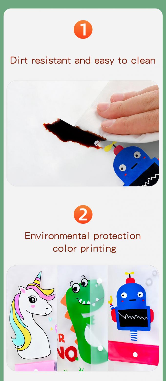 بارانی ضد آب بچه گانه، پانچوی شفاف بارانی بچه گانه، انیمیشن کلاه دار بارانی دانش آموزان با کیف مدرسه 8