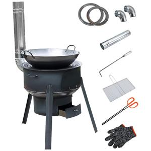 cast iron wood burning stove