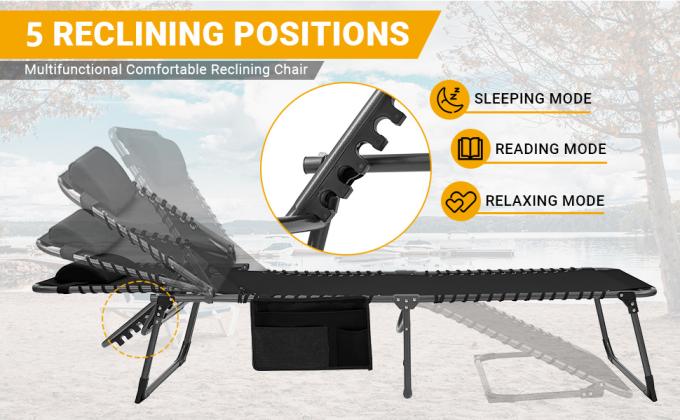 5-Position Adjustable Lounge Chaise