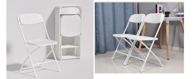 white foldable office chair