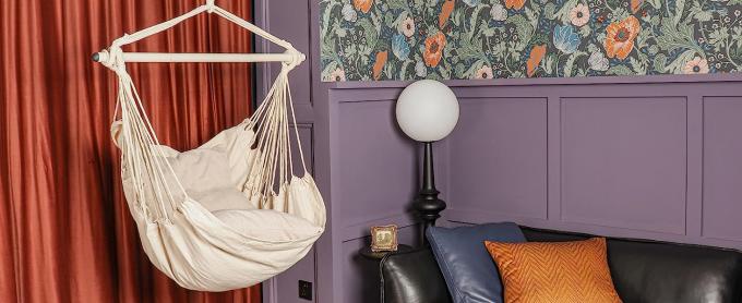 indoor bedroom hanging chair