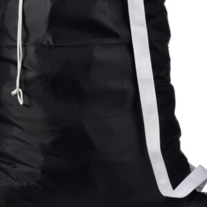 shoulder nylon laundry bag hands free strap carry securely basket transporting durable large
