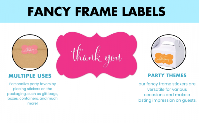 A+ Andaz Press Fancy Frame Labels