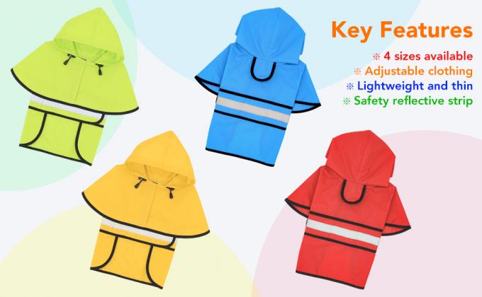 waterproof dog raincoat