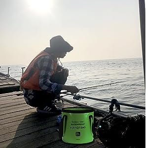 fishing water bucket