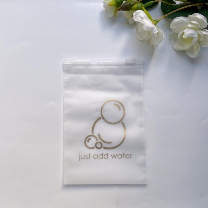 چاپ مات سفارشی Pe زیپ قفل قفل پلی زیپ کیسه بسته بندی پلاستیکی مات برای لباس و کفش 4