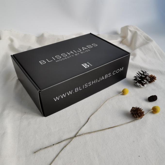 لوگوی سفارشی جعبه بسته بندی کاغذ مشکی موجدار با لمس نرم لوکس جعبه کادو بطری لوازم آرایشی و بهداشتی جعبه بسته بندی مقوایی 0