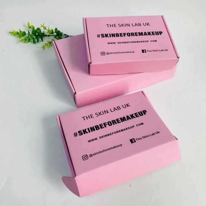 جعبه پستی بسته بندی مقوایی راه راه چاپ شده سفارشی با کیفیت بالا با کیفیت بالا برای حمل کالا 10