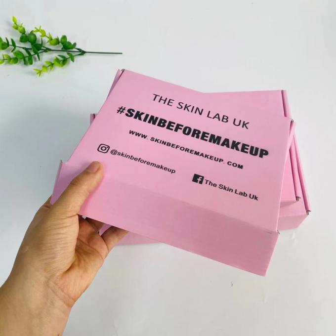 جعبه پستی بسته بندی مقوایی راه راه چاپ شده سفارشی با کیفیت بالا با کیفیت بالا برای حمل کالا 11