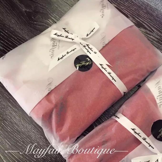 یک رول 50 سانتی متری 75 سانتی متری با لوگوی سفارشی چاپ دستمال کاغذی / بسته بندی هدیه / ورق های کاغذ بسته بندی با نشان 24