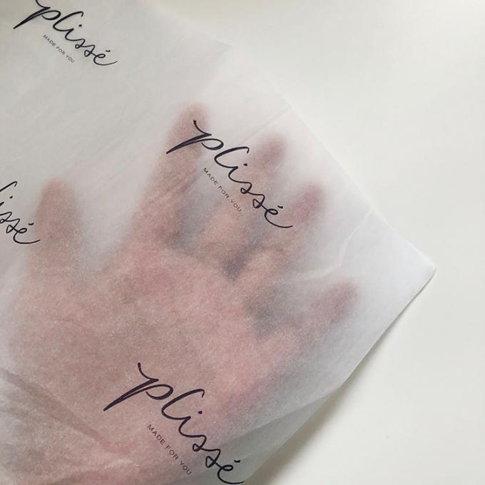 یک رول 50 سانتی متری 75 سانتی متری با لوگوی سفارشی چاپ دستمال کاغذی / بسته بندی هدیه / ورق های کاغذ بسته بندی با نشان 3