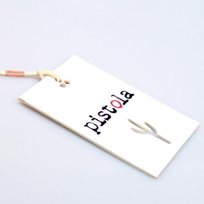 برچسب هانگ تگ چاپ شده با فویل طلا با کیفیت بالا برچسب های محصول پوشاک برند سفارشی کاغذ سفارشی، برچسب هانگ تگ لباس با نخ صورتی 22