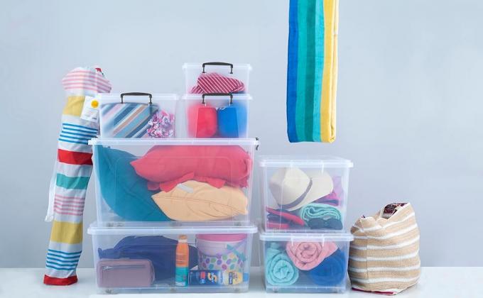 جعبه ذخیره سازی رولینگ جعبه ذخیره سازی رولینگ جعبه ذخیره سازی پلاستیکی با پوشش و چرخ، غیر سمی، BPA رایگان، بدون بوی، جعبه ذخیره سازی سازمان دهنده 1