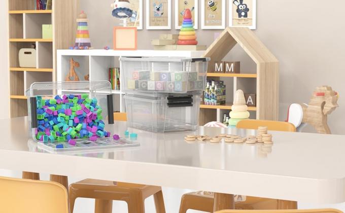 Large Capacity Plastic Water Tank Thickened Storage Tank Smooth Clothing Textile Factory Storage Durable Large Box 2