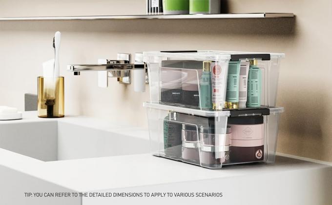 Large Capacity Plastic Water Tank Thickened Storage Tank Smooth Clothing Textile Factory Storage Durable Large Box 5