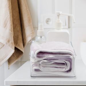 سطل های سازمان دهنده یخچال قابل انباشته شفاف سازمان دهنده آشپزخانه سطل های ظرف با دسته کیسه های پلاستیکی برای انبار، کابینت، قفسه، کشو، فریزر - ایمن برای مواد غذایی 3