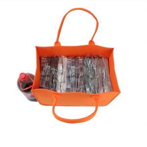 Wholesale Eco Friendly Custom Logo Large Capacity Colorful Felt Shopping Tote Bag With Logo DIY Personalized Grocery Bag 1