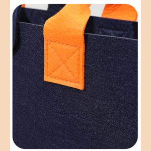 Wholesale Fashion Felt Handbags Custom Logo Colorful Felt Shopping Gift Bag Felt Tote Bag Custom Logo Eco-Friendly Casual Large Capacity Felt Tote Women Felt Bag Handbags Wool Felt Shopping Bag 2