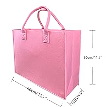Commuting Simple Style Felt Shopping Handbag with Custom logo and Color Custom Felt Shoulder Bag Simple Large Capacity Felt Tote Bag Wholesale Felt Cloth Bag Custom With Logo 3