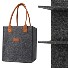 Felt Material Lightweight Shoulder Bags For Ladies Wholesale Half Moon Bag Manufacturer Female Clutch Women'S Shoulder Bags Custom Handbags Ladies Felt Tote Bag With Zipper 1