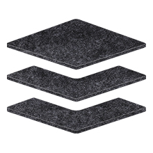 Felt Material Lightweight Shoulder Bags For Ladies Wholesale Half Moon Bag Manufacturer Female Clutch Women'S Shoulder Bags Custom Handbags Ladies Felt Tote Bag With Zipper 3