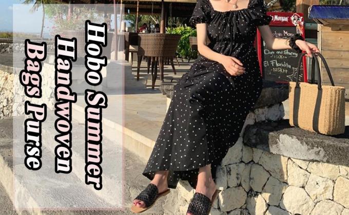 کیسه توتی کوهی بزرگ تابستانی دست ساز کیسه توتی بافندگی برای زنان کیسه توتی بوهو بافندگی برای تعطیلات تابستانی استخر تعطیلات مسافرت زنان کیسه های تنبل کوچک تابستانی کیسه توتی کوهی دست ساز کیسه هوبو بافندگی 5