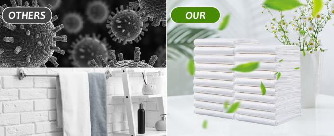 حوله های موی یکبار مصرف فوق العاده نرم، خشک کننده سریع، حوله سالن اسپا، حوله های بدن قابل حمل یکبار مصرف برای ماساژ، زیبایی، هتل، کمپینگ، مسافرت، باشگاه 6