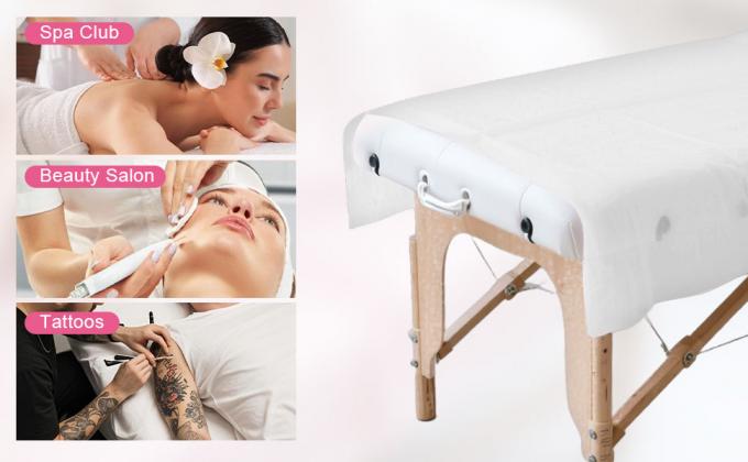 Disposable Massage Table Sheets 31" X 71" - Non-Woven Fabric Bed Covers For Spa, Massage, Beauty & Tattoos - Breathable, Hygienic 2