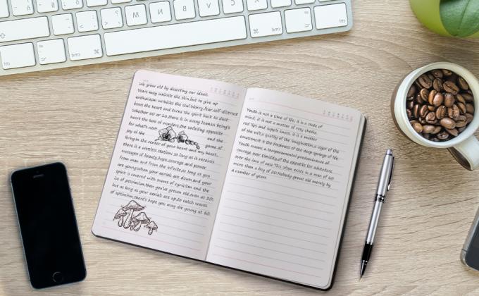 Notebook Pen Business Gift Set Luxury Notebook Gift Set A5 100 Sheets Waterproof PU Cover With Thermal Binding Open Flat Design And Custom Logo 3