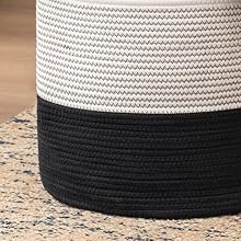 Woven Rope Laundry Hamper Basket, Tall Luandry Basket, Baby Nursery Hamper For Blanket Storage, Clothes Hamper For Laundry In Bedroom-Large-(CUSTOMIZED COLOR, 58L, 72L) 5