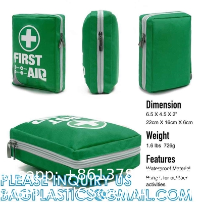 Medical Supplies Compact First Aid Bag Portable Survival Emergency Kids School Family Home First Aid Kit