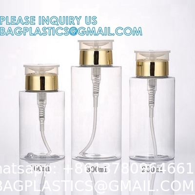 Makeup Remover Bottle Cosmetic Packaging Nail Polish Sand Blast Atomizer Oil Pump Dispenser Plastic Bottle